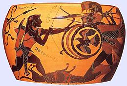 Heracles fighting Geryon