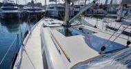 Deck of the sailing yacht Hanse 508