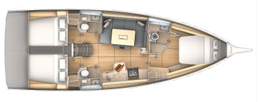 dufour-41-3cab-3wc-layout