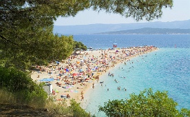 Golden cape beach, Brac, Croatia